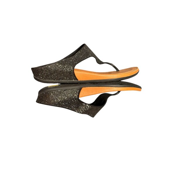 Fitflop Womens Black Crystal Sandals With comfortTechnology Size 9 - Picture 6 of 8